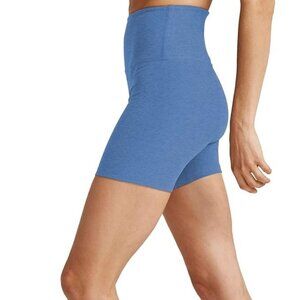 Beyond Yoga Women's Spacedye Keep Pace Biker Shorts - Sky Blue Heather SM